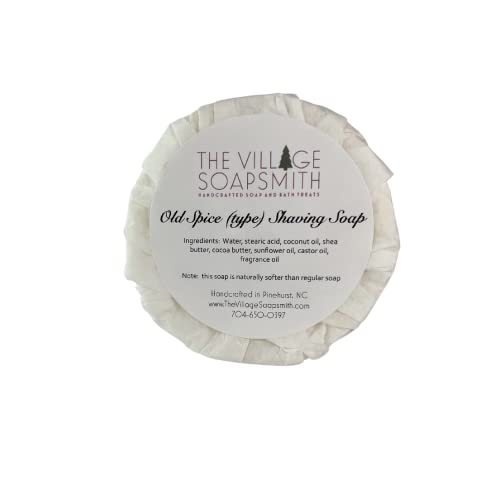 Vintage Old Spice Puck (Village Soapsmith, fits the original mug)