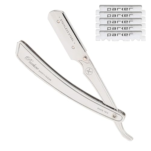 Parker SRX Straight Razor (All Stainless Steel Barber Razor)