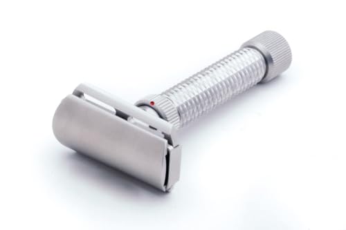 Rex Konsul Adjustable Stainless Slant Double Edge Razor