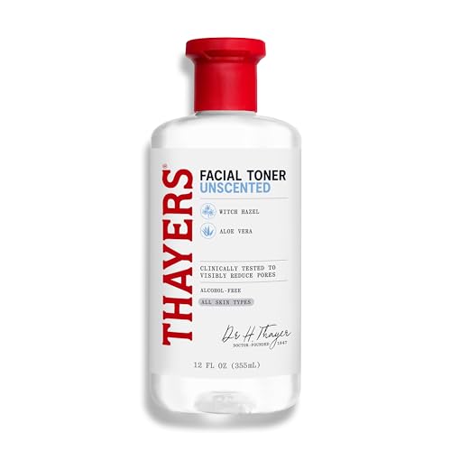Thayers Unscented Witch Hazel Toner, with Witch Hazel and Aloe Vera, 12 oz