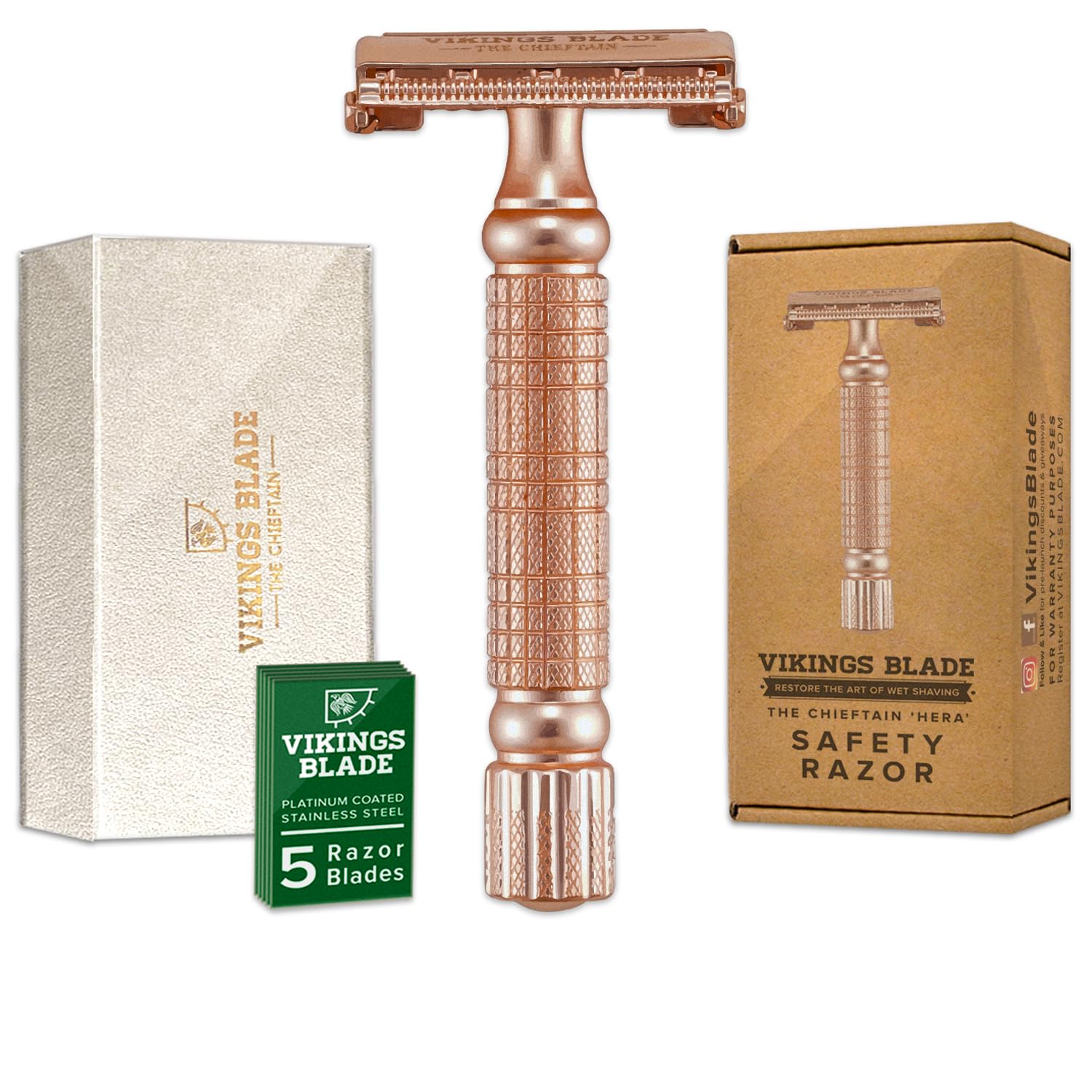 Viking's Blade Chieftain Hera Double Edge Safety Razor