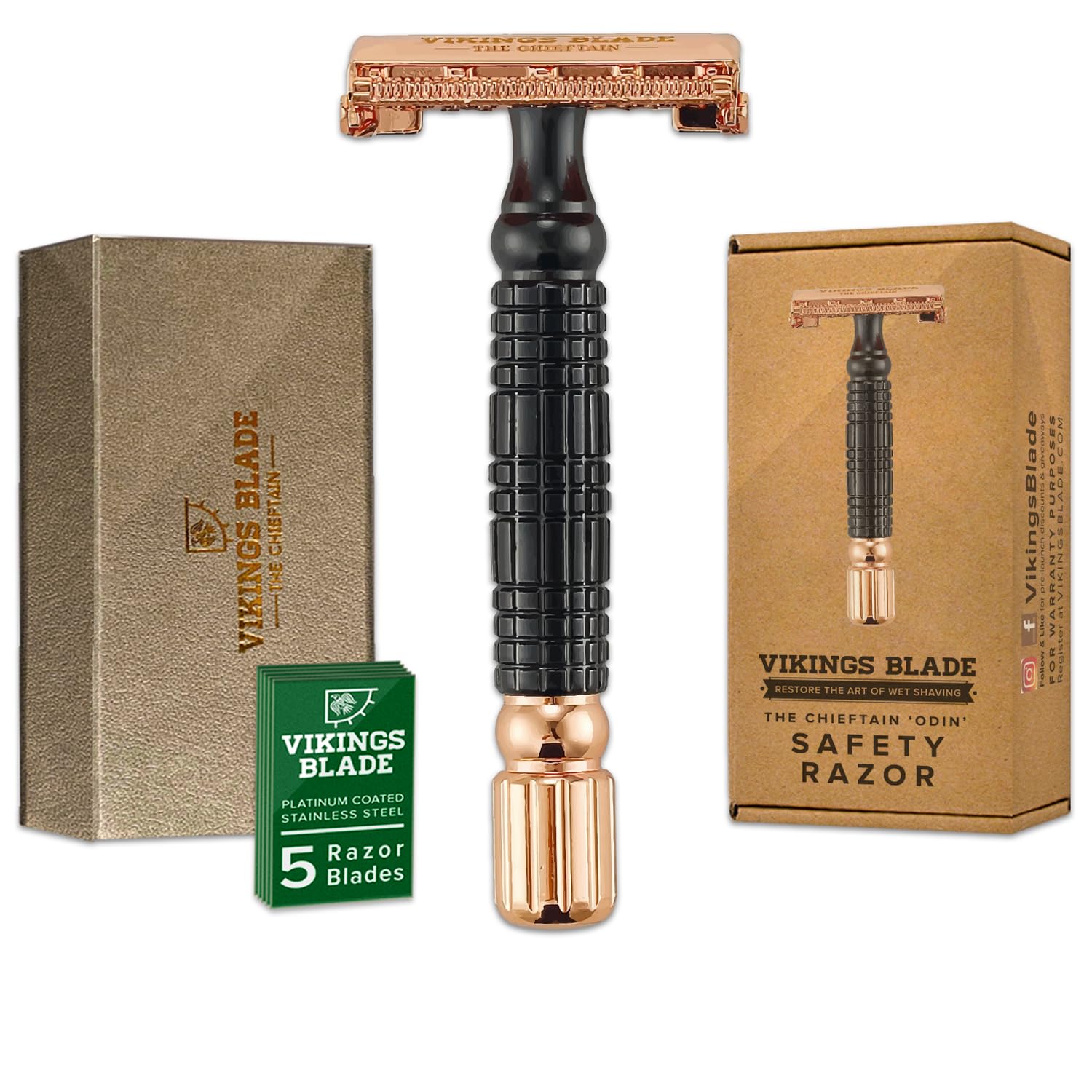 Viking's Blade Chieftain Odin Double Edge Safety Razor