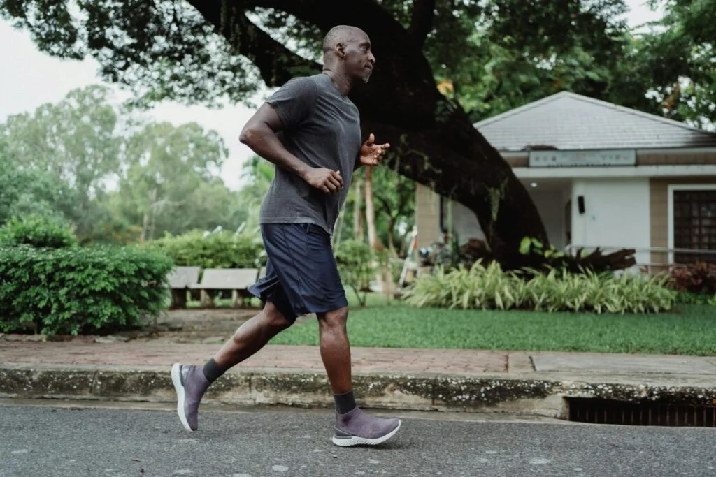 A man walking