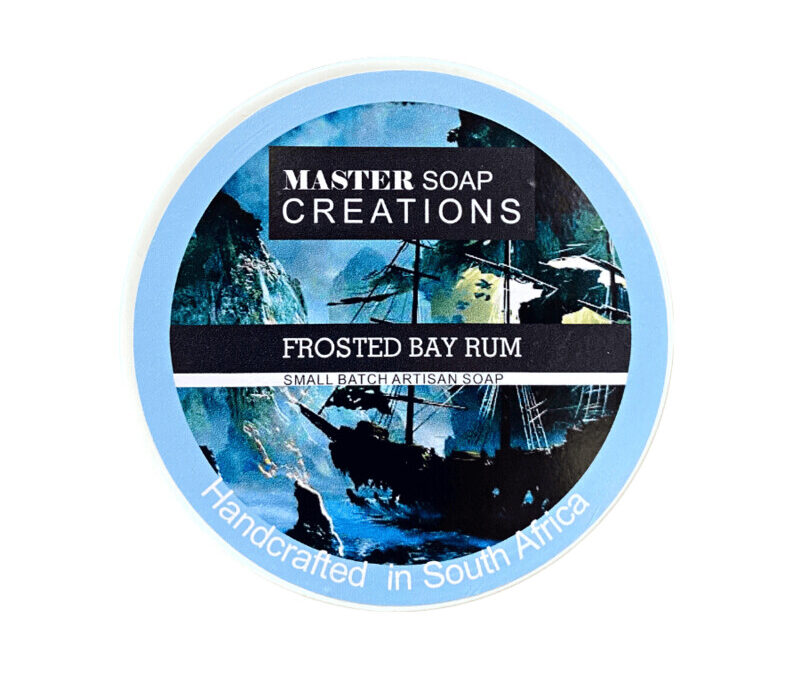 Master Soap Creations Frosted Bay Rum at The Wet Shaving Store