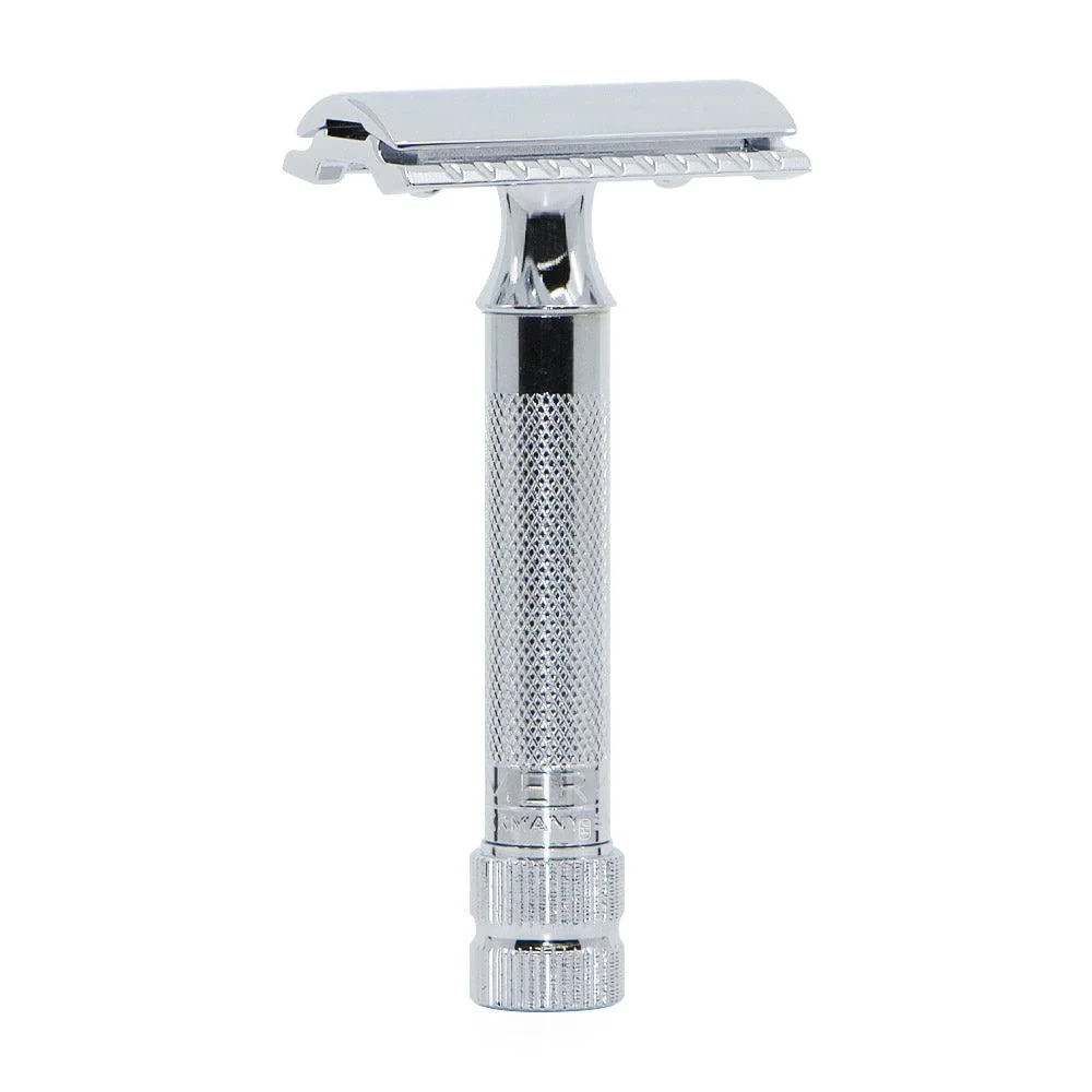 Merkur 34c Double Edge Razor with Heavy Duty Short Handle