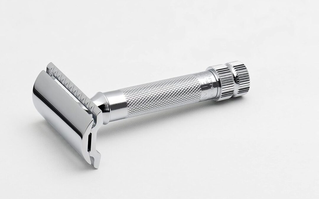 Merkur 34c Double Edge Razor with Heavy Duty Short Handle