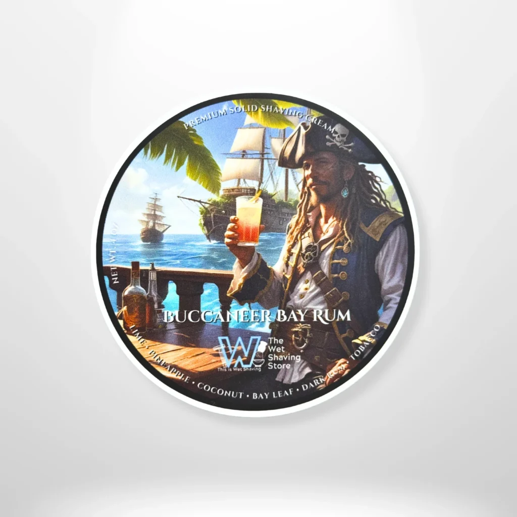 The Wet Shaving Store's Buccaneer Bay Rum Shaving Soap